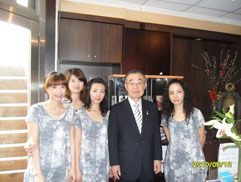 神戶薰壽堂福永稔社長走訪經銷處 2